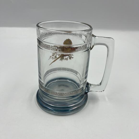 Vintage Princess House Pheasant Crystal Stein Mug Beer Sportsman Fowl Hunting - Picture 8 of 9